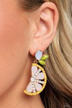 Load image into Gallery viewer, Paparazzi 🔆 Slice of Summer - Yellow Post Earrings