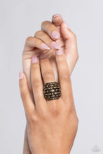 Load image into Gallery viewer, Paparazzi 🔆 Steadfast Stack - Brass Ring