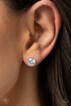 Load image into Gallery viewer, Paparazzi π Just In TIMELESS - White Post Earrings