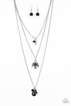 Load image into Gallery viewer, oak-sisters-jewelry-soar-with-the-eagles-black-necklace-paparazzi-accessories-by-lisa