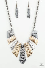 Load image into Gallery viewer, oak-sisters-jewelry-texture-tigress-multi-necklace-paparazzi-accessories-by-lisa