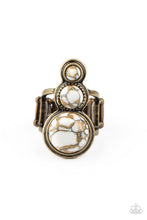 Load image into Gallery viewer, oak-sisters-jewelry-marbled-magnificence-brass-ring-paparazzi-accessories-by-lisa