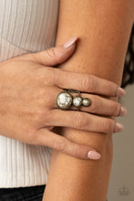 Load image into Gallery viewer, Paparazzi 🔆 Marbled Magnificence - Brass Ring