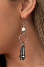 Load image into Gallery viewer, Paparazzi 🔆 Prana Paradise - White Earrings