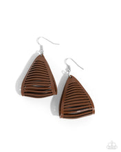Load image into Gallery viewer, oak-sisters-jewelry-in-and-outback-brown-earrings-paparazzi-accessories-by-lisa