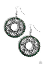 Load image into Gallery viewer, oak-sisters-jewelry-whirly-whirlpool-green-earrings-paparazzi-accessories-by-lisa