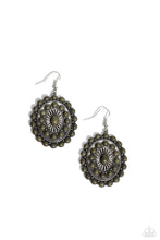 Load image into Gallery viewer, oak-sisters-jewelry-bohemian-badlands-green-earrings-paparazzi-accessories-by-lisa
