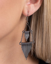 Load image into Gallery viewer, Paparazzi 🔆 Greco Grotto - Black Earrings