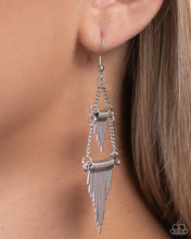 Load image into Gallery viewer, Paparazzi 🔆 Greco Grotto - Silver Earrings