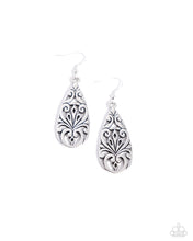 Load image into Gallery viewer, oak-sisters-jewelry-eastern-elements-silver-earrings-paparazzi-accessories-by-lisa