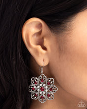 Load image into Gallery viewer, Paparazzi 🔆 Garden of Love - Red Earrings