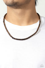 Load image into Gallery viewer, Paparazzi 🔆 The WOOD Times - Black Necklace