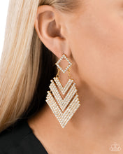 Load image into Gallery viewer, Paparazzi 🔆 Cautious Caliber - Gold Post Earrings