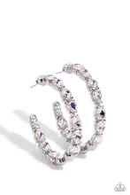 Load image into Gallery viewer, oak-sisters-jewelry-presidential-pizzazz-white-earrings-paparazzi-accessories-by-lisa
