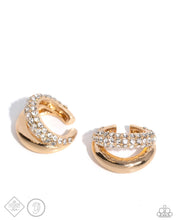 Load image into Gallery viewer, oak-sisters-jewelry-sizzling-spotlight-gold-post earrings-paparazzi-accessories-by-lisa