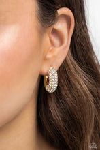 Load image into Gallery viewer, Paparazzi 🔆 Combustible Confidence - Gold Earrings