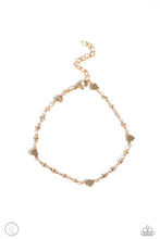Load image into Gallery viewer, oak-sisters-jewelry-highlighting-my-heart-gold-anklet-paparazzi-accessories-by-lisa