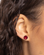 Load image into Gallery viewer, Paparazzi đ Breathtaking Birthstone - Red Post Earrings