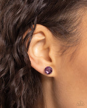 Load image into Gallery viewer, Paparazzi 🔆 Breathtaking Birthstone - Purple Post Earrings