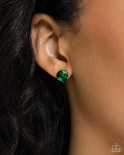 Load image into Gallery viewer, Paparazzi 🔆 Breathtaking Birthstone - Green Post Earrings