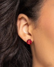 Load image into Gallery viewer, Paparazzi 🔆 Breathtaking Birthstone - Red Post Earrings