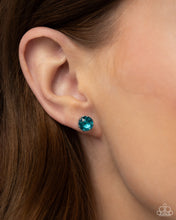 Load image into Gallery viewer, Paparazzi 🔆 Breathtaking Birthstone - Blue Post Earrings