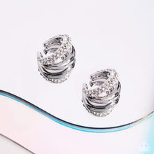 Load image into Gallery viewer, Paparazzi 🔆 Sizzling Spotlight - White Post Earrings