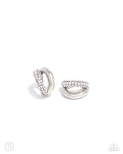 Load image into Gallery viewer, oak-sisters-jewelry-sizzling-spotlight-white-post earrings-paparazzi-accessories-by-lisa