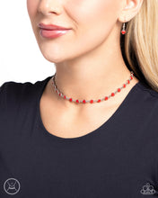 Load image into Gallery viewer, Paparazzi 🔆 Dancing Dalliance - Red Necklace