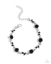 Load image into Gallery viewer, oak-sisters-jewelry-roses-supposes-black-bracelet-paparazzi-accessories-by-lisa