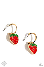 Load image into Gallery viewer, oak-sisters-jewelry-fashionable-fruit-gold-earrings-paparazzi-accessories-by-lisa