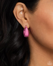 Load image into Gallery viewer, Paparazzi 🔆 Colorful Curiosity - Pink Earrings