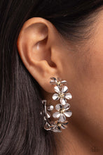 Load image into Gallery viewer, Paparazzi 🔆 Floral Flamenco - Silver Earrings