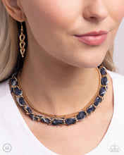Load image into Gallery viewer, Paparazzi 🔆 Denim Danger - Gold Necklace