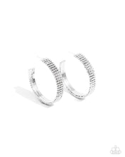 Load image into Gallery viewer, oak-sisters-jewelry-stacked-symmetry-white-earrings-paparazzi-accessories-by-lisa