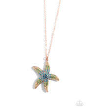 Load image into Gallery viewer, oak-sisters-jewelry-starfish-staycation-copper-necklace-paparazzi-accessories-by-lisa