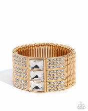 Load image into Gallery viewer, Paparazzi 🔆 Dramatic Diva - Gold Bracelet