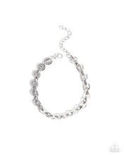 Load image into Gallery viewer, oak-sisters-jewelry-abstract-adventure-silver-bracelet-paparazzi-accessories-by-lisa