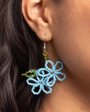 Load image into Gallery viewer, Paparazzi 🔆 Beaded Blooms - Blue Earrings