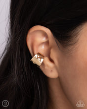 Load image into Gallery viewer, Paparazzi 🔆 Warped Wonder - Gold Post Earrings