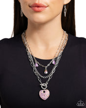 Load image into Gallery viewer, Paparazzi 🔆 HEART History - Purple Necklace