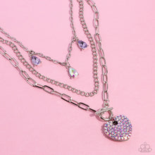 Load image into Gallery viewer, Paparazzi 🔆 HEART History - Purple Necklace