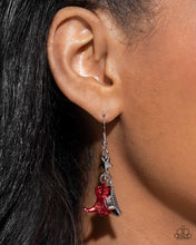 Load image into Gallery viewer, Paparazzi 🔆 Rodeo Royalty - Red Earrings