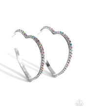 Load image into Gallery viewer, oak-sisters-jewelry-halftime-hearts-multi-earrings-paparazzi-accessories-by-lisa