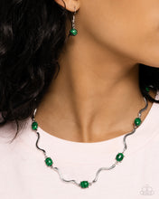 Load image into Gallery viewer, Paparazzi 🔆 Striped Season - Green Necklace