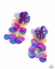 Load image into Gallery viewer, Paparazzi 🔆 Under the Waves - Purple Post Earrings