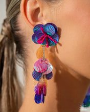 Load image into Gallery viewer, Paparazzi 🔆 Under the Waves - Purple Post Earrings