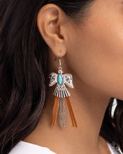 Load image into Gallery viewer, Paparazzi 🔆 Southwestern Selfie - Blue Earrings