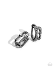 Load image into Gallery viewer, oak-sisters-jewelry-safety-pin-secret-black-earrings-paparazzi-accessories-by-lisa