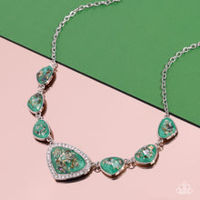 Load image into Gallery viewer, Paparazzi 🔆 Discreet Dazzle - Green Necklace